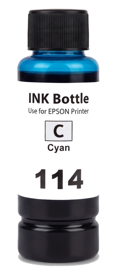Epson 114 ink bottle cyan (compatible)
