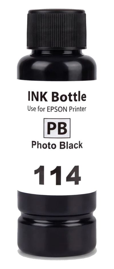 Epson 114 ink bottle photo black (compatible)