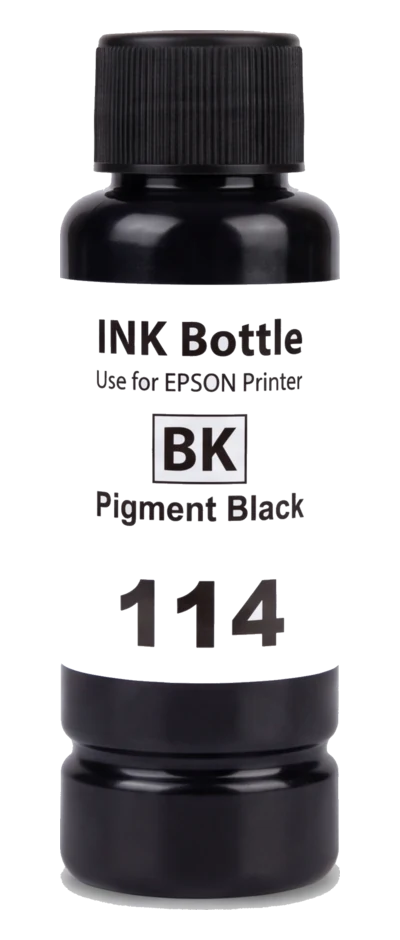 Epson 114 ink bottle pigment black (compatible)
