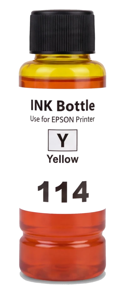Epson 114 ink bottle yellow (compatible)
